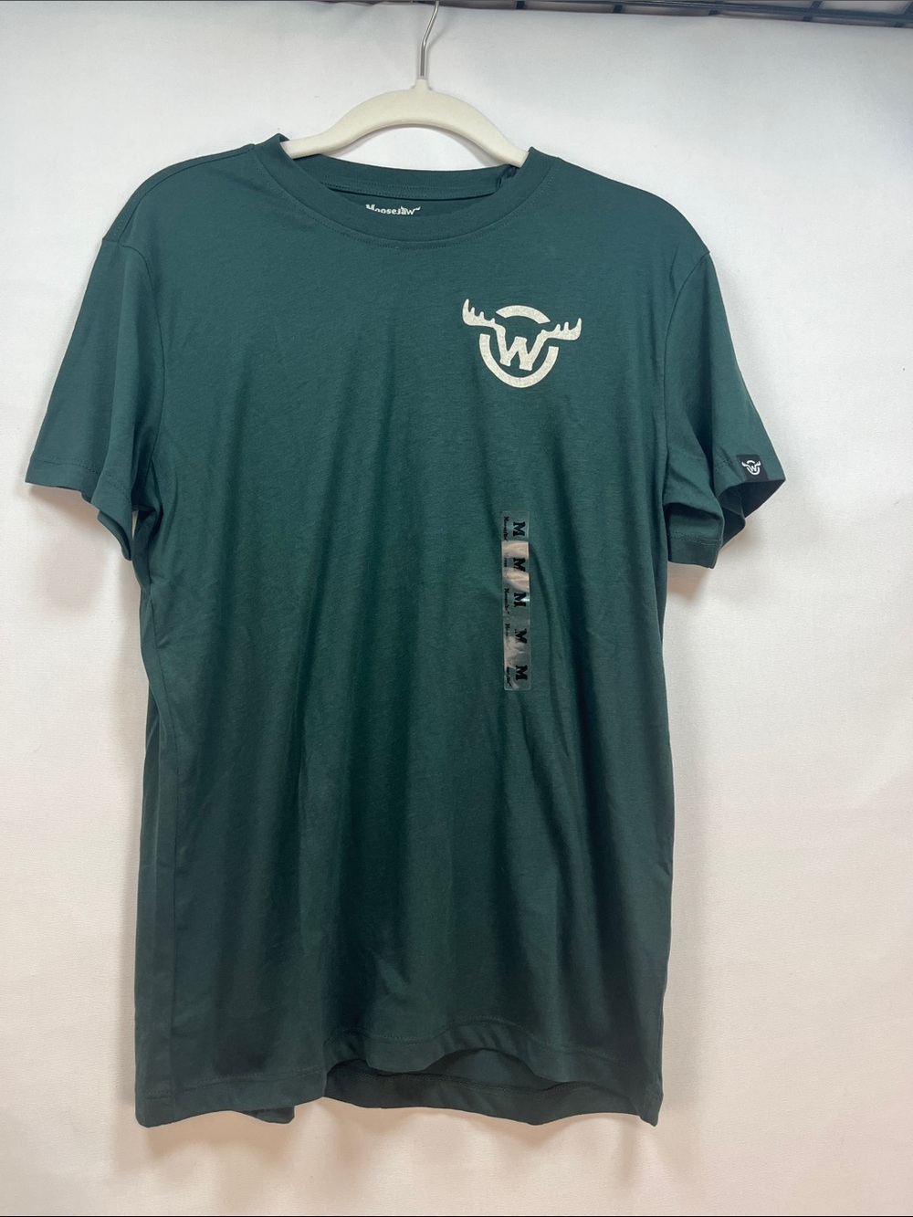 Moosejaw T-Shirt Women’s Short Sleeve Crew Neck Graphic Logo Outdoors Print